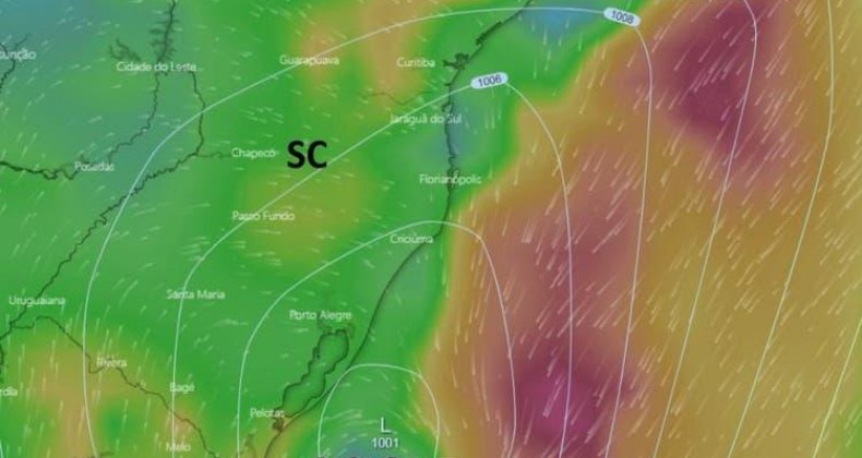 Sexta-feira com chuva só isolada em SC